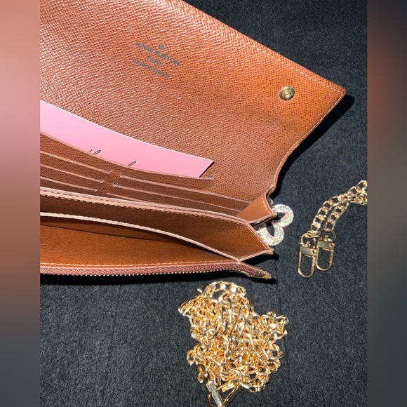 ✅AUTHENTIC LV ACCORDION LONG WALLET LOUIS VUITTON - Picture 10 of 14